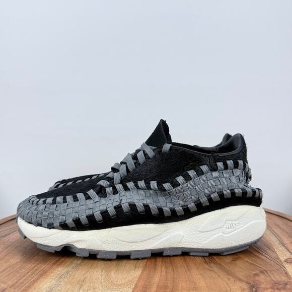 Nike Air Footscape Woven Black Smoke Grey Women's Size 8 FB1959-001 NEW - Picture 6 of 10